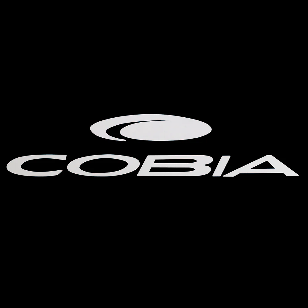 White Cobia logo decal.