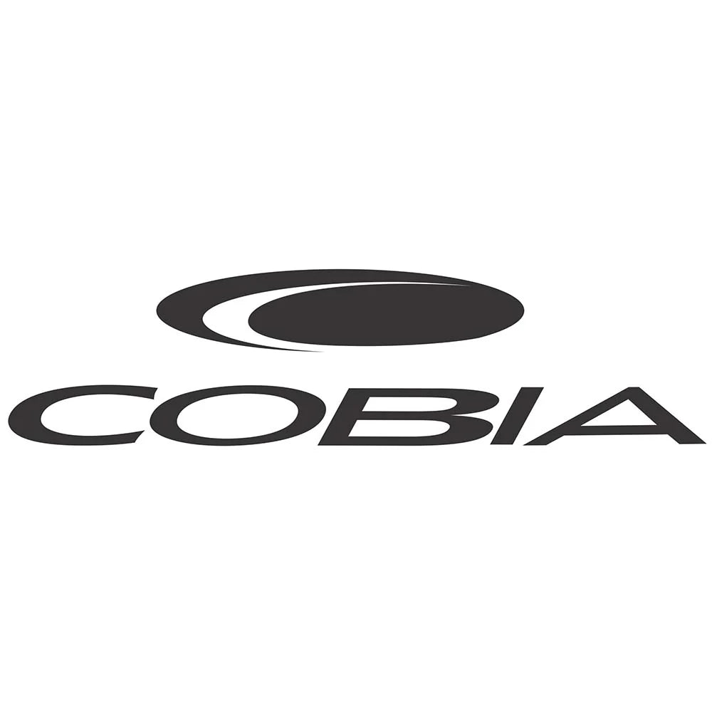 12 inch black cobia logo decal.