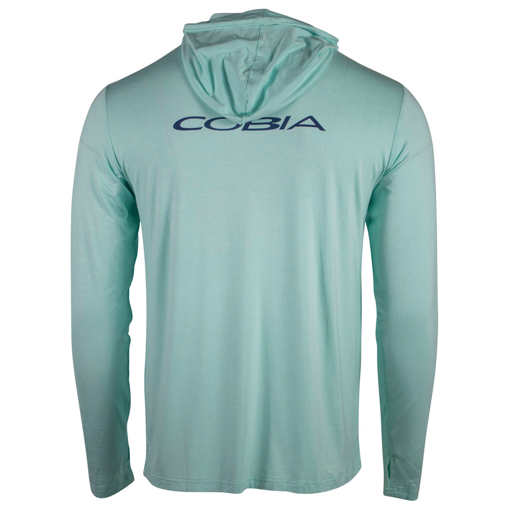 Cobia Bamboo Hooded Long Sleeve - Seafoam