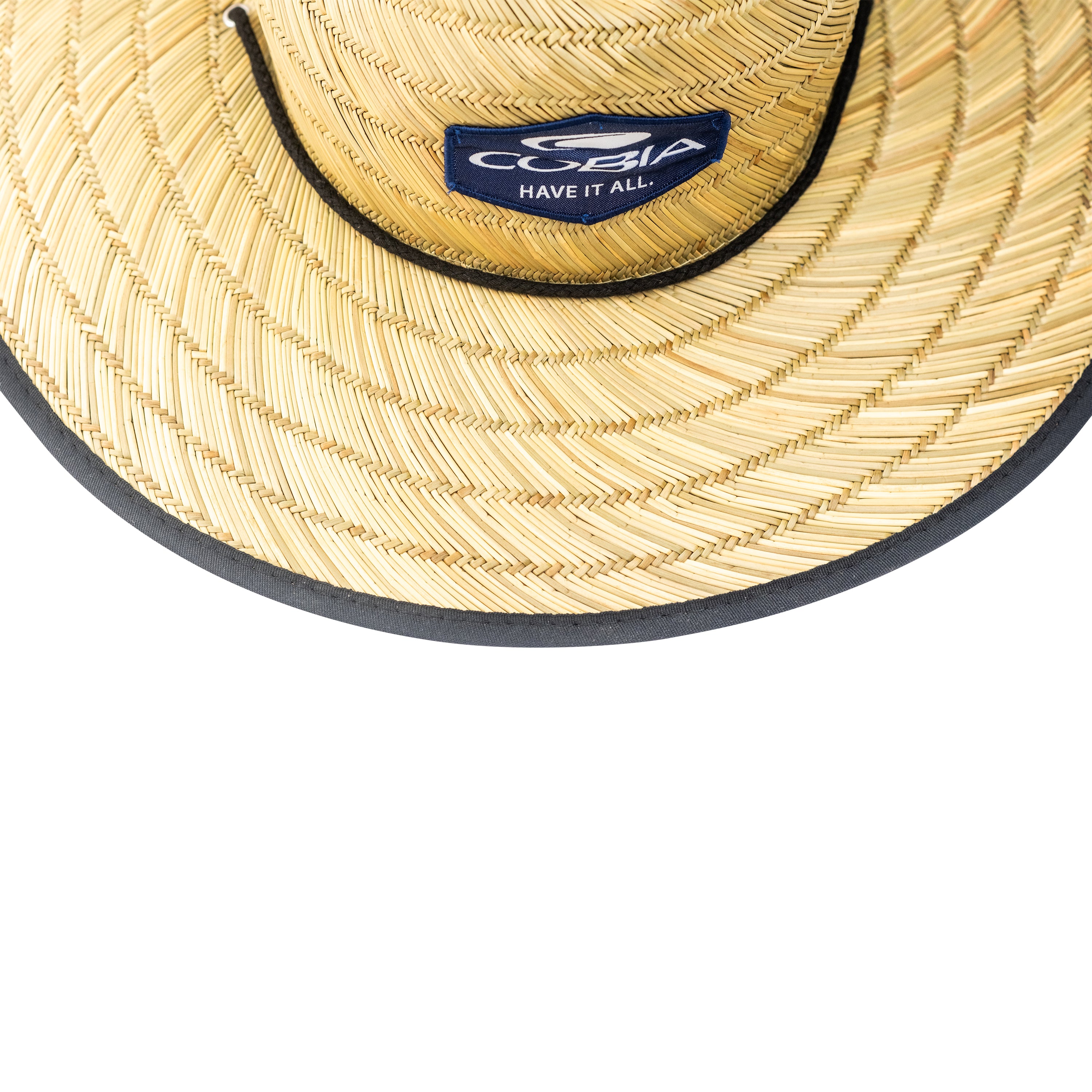 Cobia straw hat top